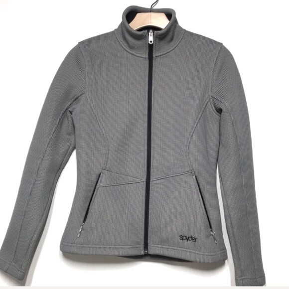 Spyder Endure Full-Zip Sweater Gray Jacket S - Picture 4 of 8